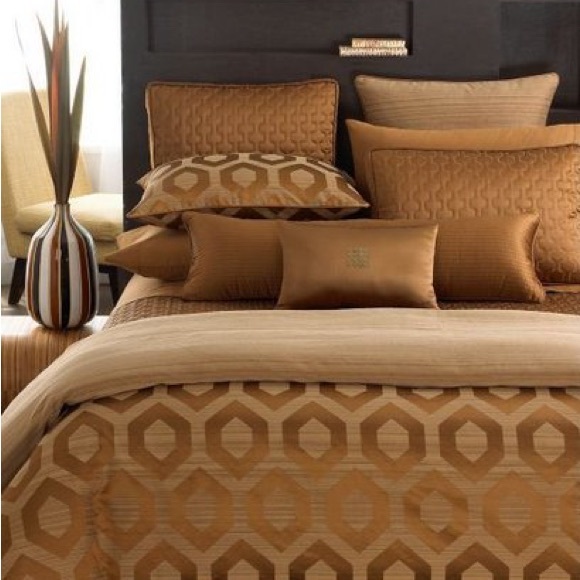 Hotel Collection Torus King Duvet Cover - Picture 1 of 4